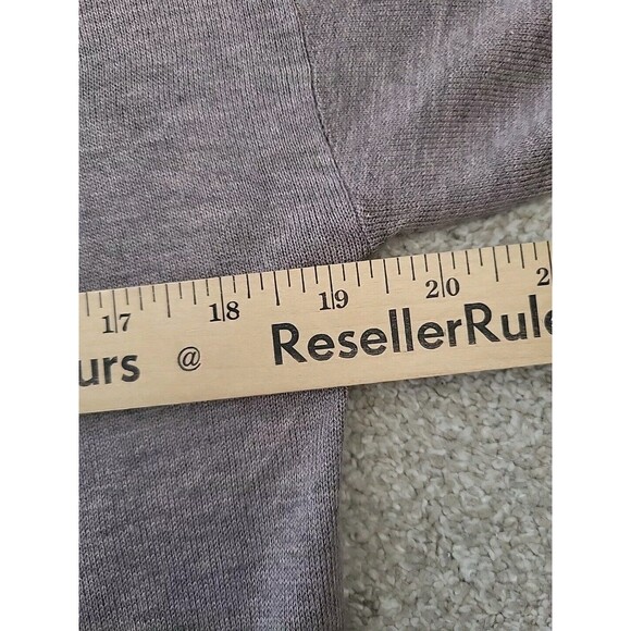 H&M Open Front Cardigan Small Brown Long Sleeve Capsule Closet Classic Thin - Picture 9 of 12